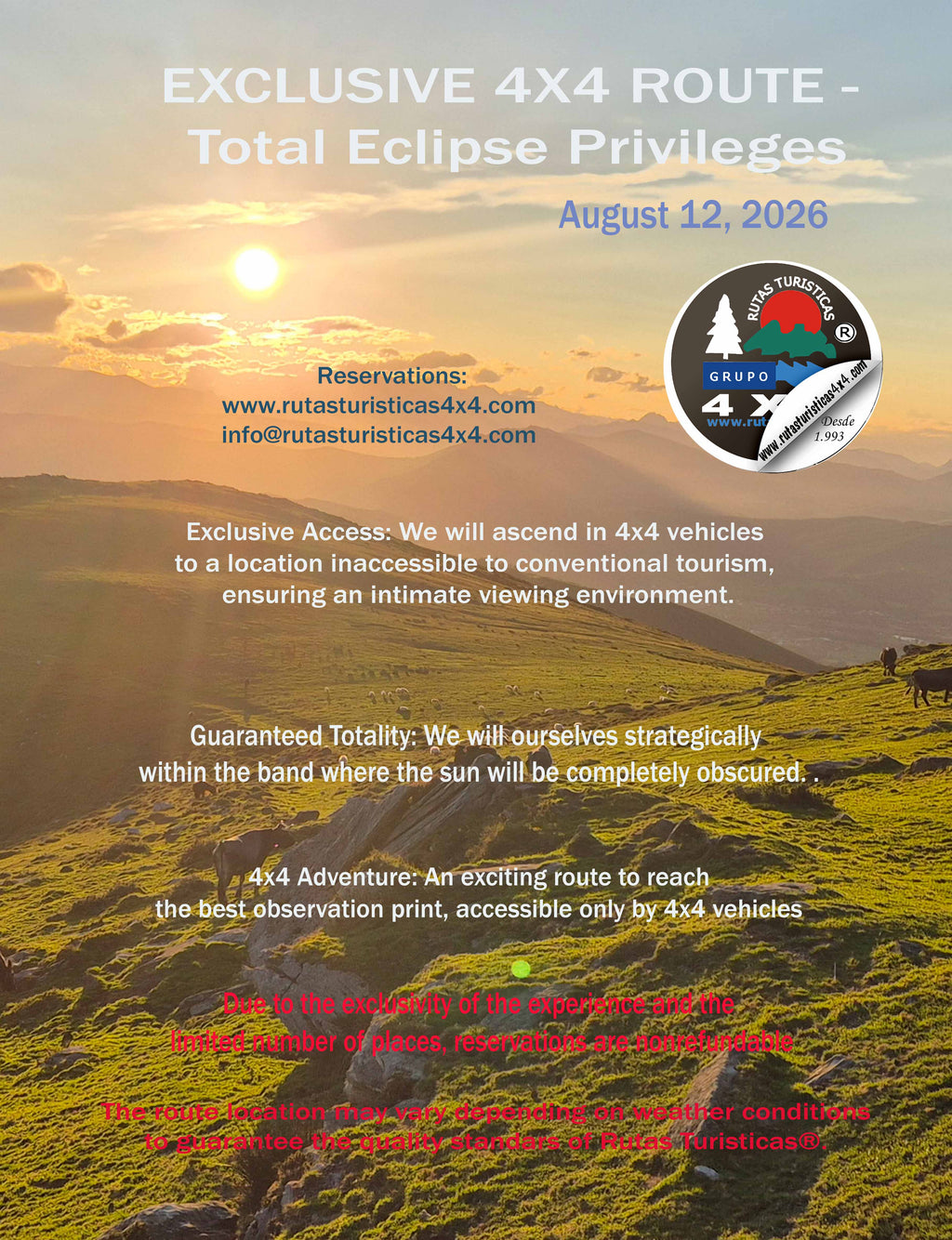 ECLIPSE SOLAR TOTAL · 12 DE AGOSTO